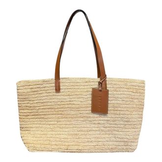 Maneb&igrave; Tote Bags, female, Beige, Size: ONE SIZE Ballerina with Strap