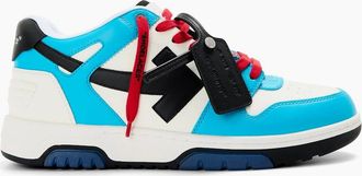 Off-white Mens Mens Outofoffice Calf Leather Low Top Trainers - Blue/Multi - Size: 10 45