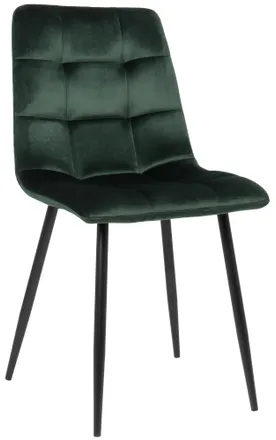 Clp Silla De Comedor Tilde Terciopelo Verde