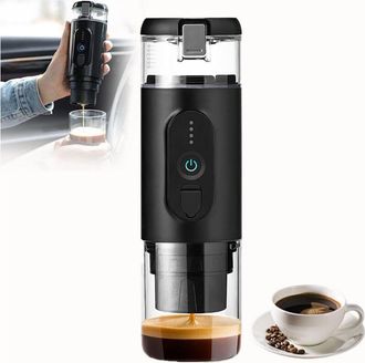 OEM Cafetera El&eacute;ctrica Port&aacute;til Nano, M&aacute;quina De Espresso Port&aacute;til De 7500 Mah, Mini Cafetera De 20 Bares Para Coches Peque&ntilde;os, Extracci&oacute;n A Temperatura C