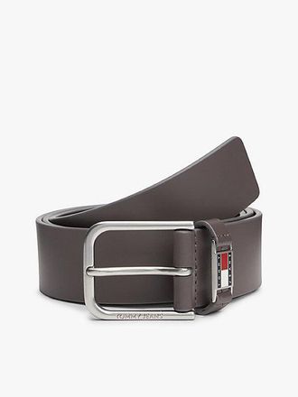 Tommy Hilfiger Scanton Debossed Square Buckle Leather Belt