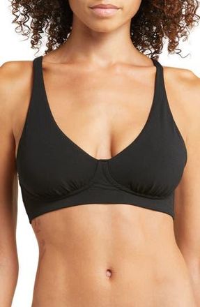 MeUndies FeelFree Longline Bralette in Black at Nordstrom Rack, Size X-Small