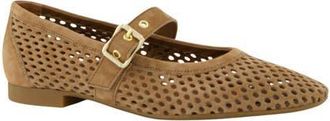 Paul Green Dana Mary Jane Flat in Nut Suede at Nordstrom, Size 10.5Us