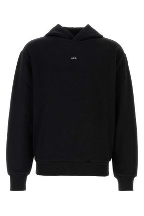 A.P.C. Black Cotton Sweatshirt