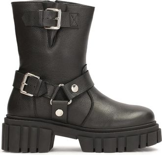 Kazar Laarzen met rits en stevige zool. Dit product valt groot uit. - Dames - Enkellaarsjes - Zwart - 37 EU - Schoenen