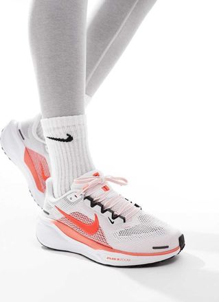 Nike Air Zoom Pegasus 41 sneakers in white and pink