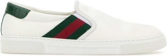 Gucci White Slip On Sneakers