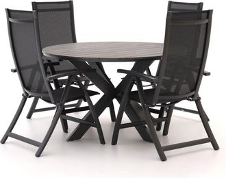 Bellagio la vita attrattiva Bellagio Trappeto/Fidenza ø126cm dining tuinset 5-delig