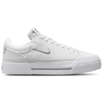 Nike Womens Court Legacy Lift - Training Shoes Summit White/Light Smoke Grey/White Size 12.0