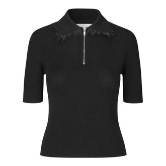 Sams&oslash;e & Sams&oslash;e Magliette Polo - - Tops - Donna - Nero - M