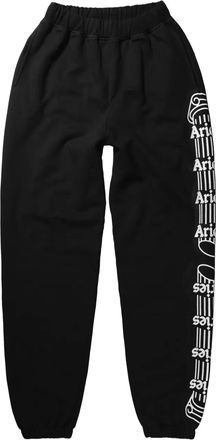 Aries logo-print sweatpants - Black