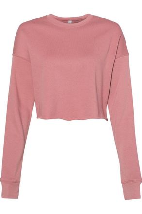 Bella + Canvas Women&acute;s Crop Crew Fleece