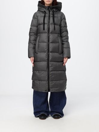 Peuterey Piumino lungo in nylon trapuntato con cappuccio e collo alto