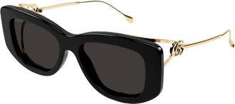 Gucci Grey Cat Eye Ladies Sunglasses GG1566SA 001 55