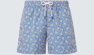 Fedeli Madeira printed swim trunks