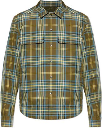 Moncler Quilted Shirt - Heren - Casual Overhemden - Groen - S - Overhemden