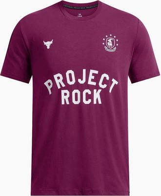 Under Armour Mens Regular Fit Large Genie Text Graphic T-Shirt - Purple - Size: 34