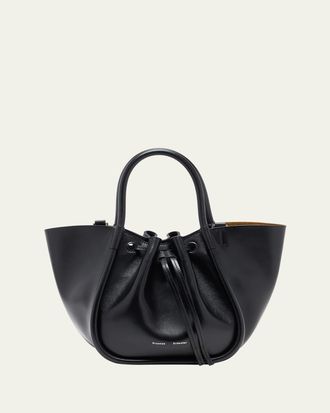 Proenza Schouler Small Ruched Leather Tote Bag