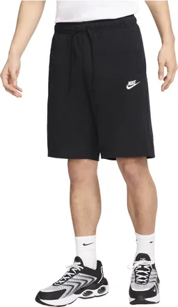 Nike Sportswear Club Solid Color Cotton Casual Shorts Black BV2773-010