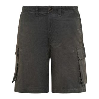 Our Legacy Casual Shorts, male, Blue, Size: L Mount Shorts