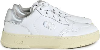 Liu Jo Lage Sneaker met Dooszool - Dames - Sneakers - Wit - 39 EU - Leer - Schoenen