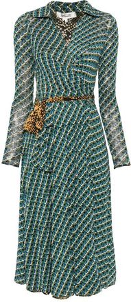 Diane Von F&uuml;rstenberg Phoenix Reversible Midi Dress