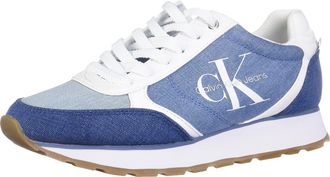 Calvin Klein Womens Cayle Sneaker, Blue Denim 450, 6.5 UK