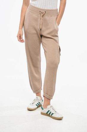 Brunello Cucinelli Pantaloni Cargo a Costine con Strass Brunello Cucinelli