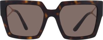 Dolce & Gabbana Dark Brown Square Ladies Sunglasses DG4446B 502/73 53
