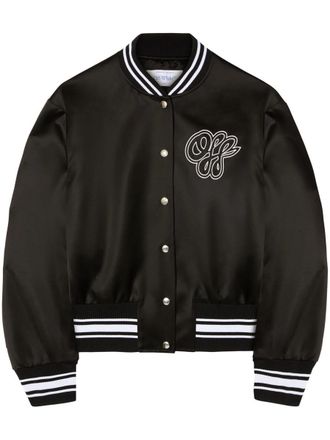 Off-white Heavy Satin Souv Jkt Clothing