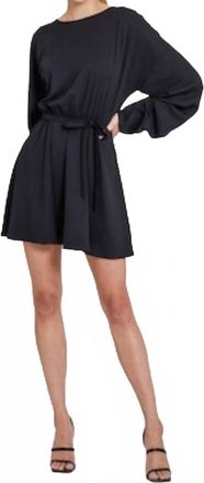 Amanda Uprichard Naya Dress In Black