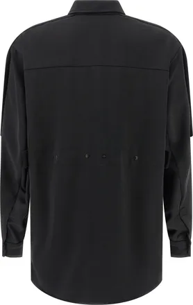 Moncler Satin Shirt - Black
