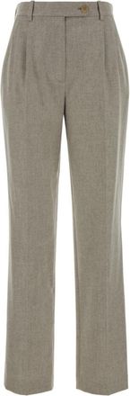The Row Light Pebble Tailored Pant