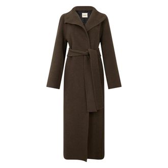 Khaite Jassen, Dames, Bruin, S, Wol, Woljas met ceintuur