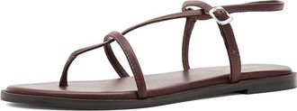 Free People Corsica Strappy Sandals Womens Sandals Oak : EU 36.5 (US Womens 6.5) M, Leather