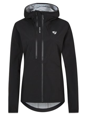 Ziener Regenjacke ZIENER NARELA, Damen, Gr. 42, schwarz, Obermaterial: 100% Polyester, Jacken Regenjacke