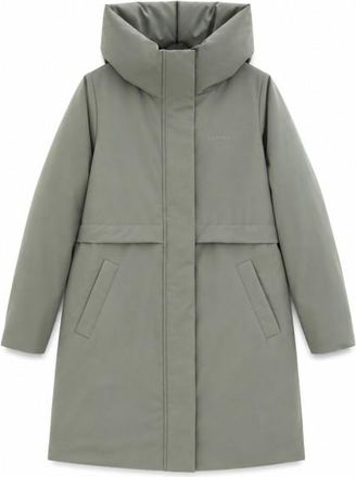 Mazine Basic Padded Parka Mantel f&uuml;r Damen | grau/oliv