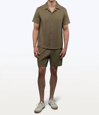 Cuts Elevate Pique Short In Bay Leaf