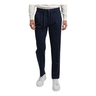 Yes-Zee Pantaloni con Pinces - - Trousers - Uomo - Blu - M