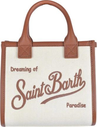 MC2 Saint Barth Vanity Handtas - Dames - Handtassen - Beige - ONE Size - Katoen - Tassen