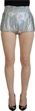 Dolce & Gabbana Hot Pants Shorts - Dames - Bermuda - Grijs - S - Korte Broeken