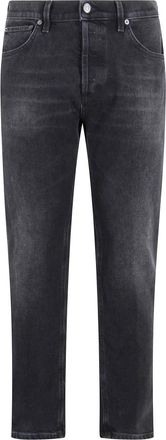 Dondup Brighton Jeans - Heren - Slim Fit Jeans - Zwart - W34 - Katoen - Jeans