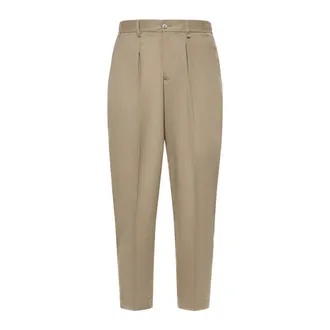 Giuliano Galiano Suit Trousers, male, Beige, Size: 2XL Suit Trousers