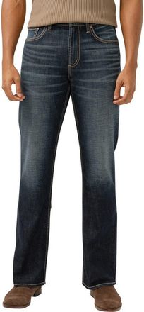 Silver Jeans Co Zac Relaxed Straight Leg Jeans in Indigo at Nordstrom, Size 36 X 30