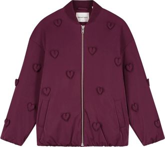 Fab By Fabienne Chapot Hearty Coat - Dames - Bomber jackets - Rood - L - Leer - Jassen