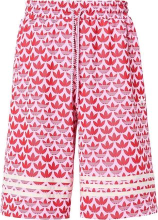 adidas (WMNS) adidas Adicolor 70s BB Monogram Shorts Pink IK7858