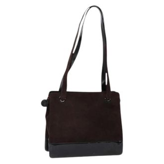 Chanel Borsa a spalla Pre-owned in pelle scamosciata - - Pre-owned - Donna - Marrone - ONE SIZE