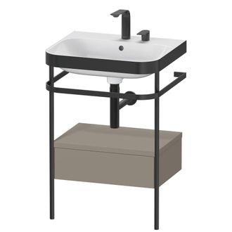 Duravit Set Duravit Happy D.2 Plus Con Consola Met&aacute;lica Y Caj&oacute;n