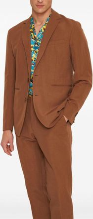 Orlebar Brown Garret Slim-Fit Unstructured Suit Jacket In Cinnamon Coffee