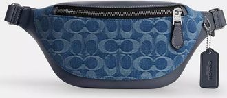 Coach Warren Mini Belt Bag In Signature Denim
